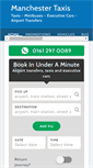 Mobile Screenshot of manchester-taxis.co.uk